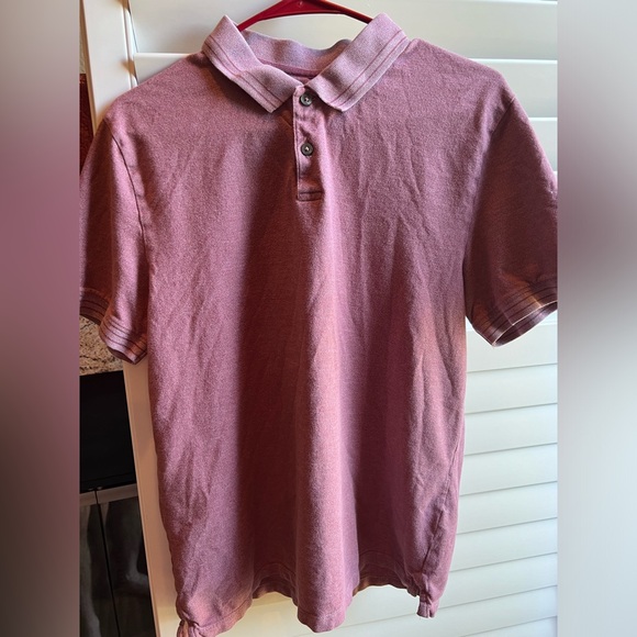 Marc Anthony Luxury Polo Mens Medium Pink Cotton Short Sleeve - Picture 1 of 6